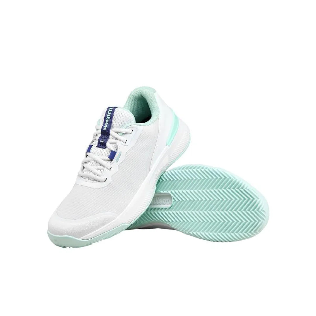 Chaussures padel Wilson Intrigue Pro Clay blanc Mujer — vue angle