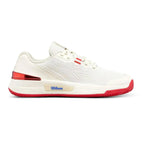 Chaussures padel femme Wilson Intrigue Pro Tofu rouge — vue de face