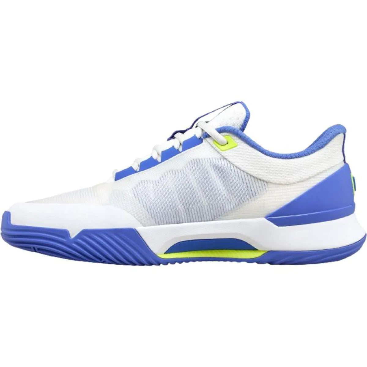 Chaussures padel femme Wilson Intrigue Tour blanc bleu — vue de profil 2