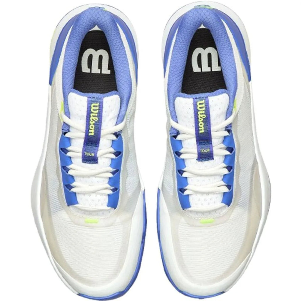 Chaussures padel femme Wilson Intrigue Tour blanc bleu — vue détail 2