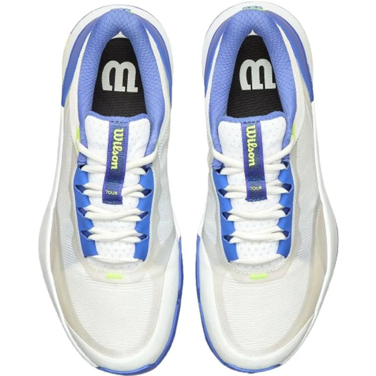 Chaussures padel femme Wilson Intrigue Tour blanc bleu — vue détail 2