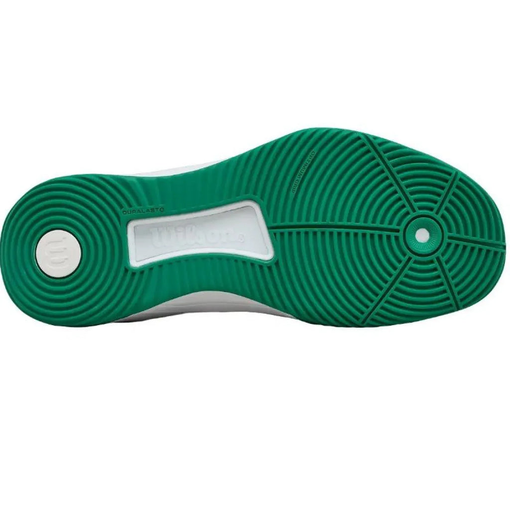Chaussures padel femme Wilson Intrigue Tour blanc vert — vue de profil