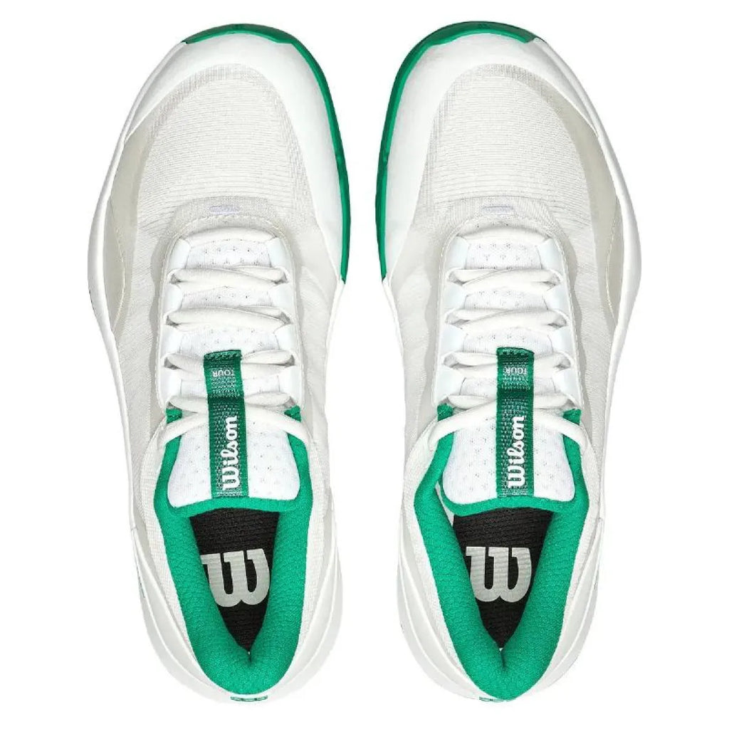 Chaussures padel femme Wilson Intrigue Tour blanc vert — vue détail 2