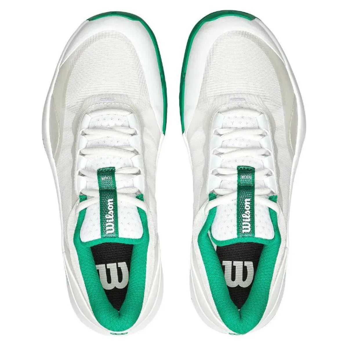 Chaussures padel femme Wilson Intrigue Tour blanc vert — vue détail 2