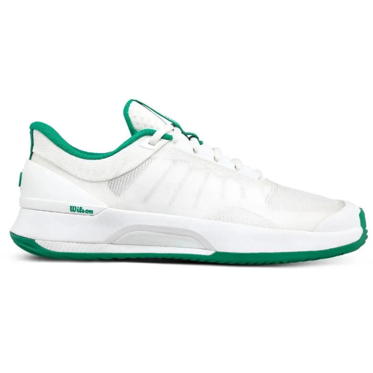 Chaussures padel femme Wilson Intrigue Tour blanc vert — vue de face