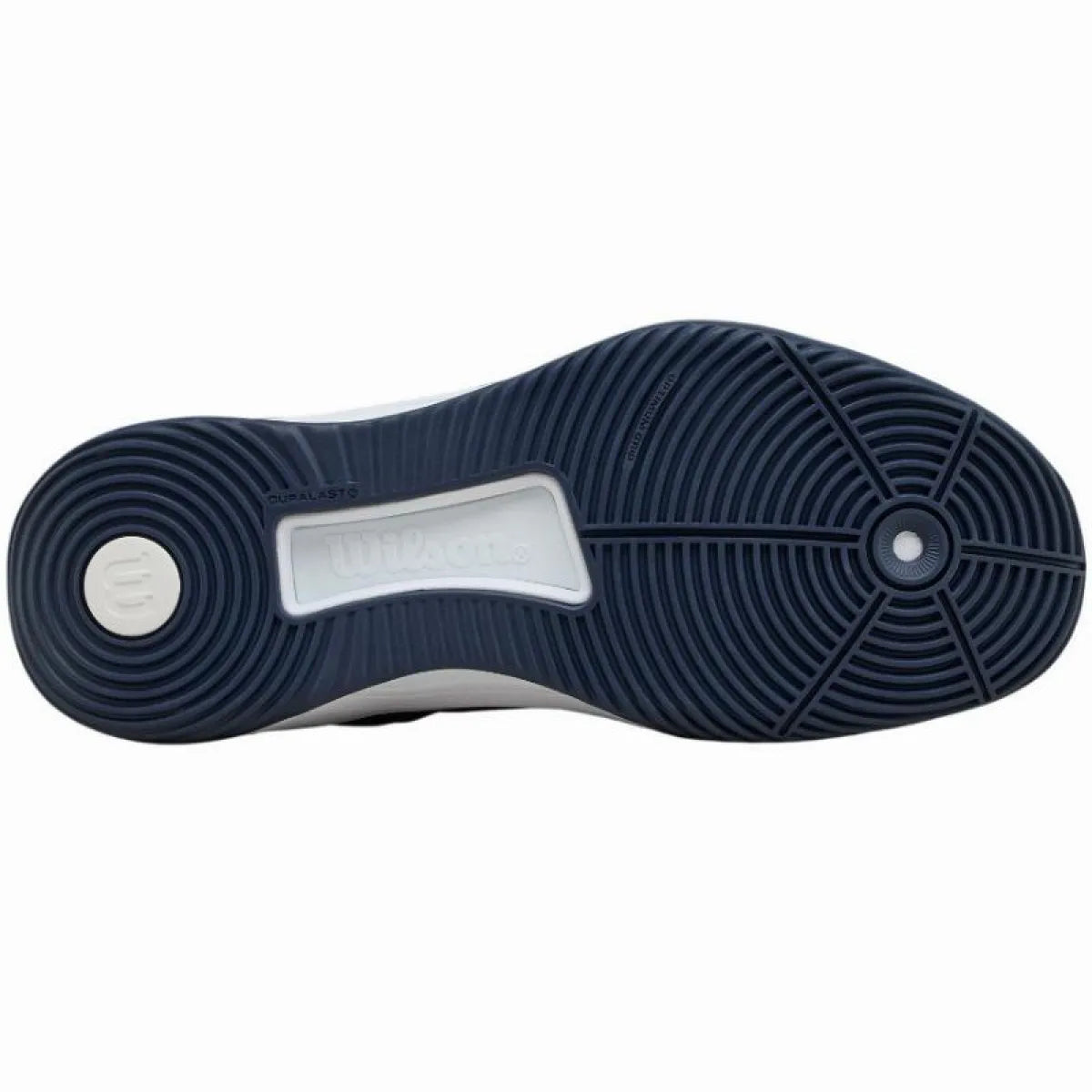 Chaussures padel femme Wilson Intrigue Tour Padel bleu marine — vue de profil