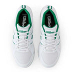 Chaussures padel Wilson Pickleball Pro blanc vert — vue de dos