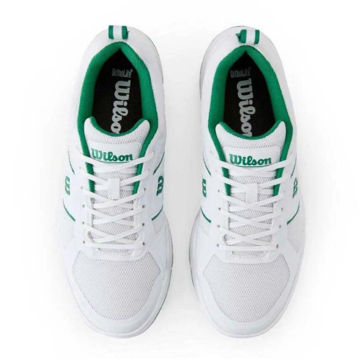 Chaussures padel Wilson Pickleball Pro blanc vert — vue de dos