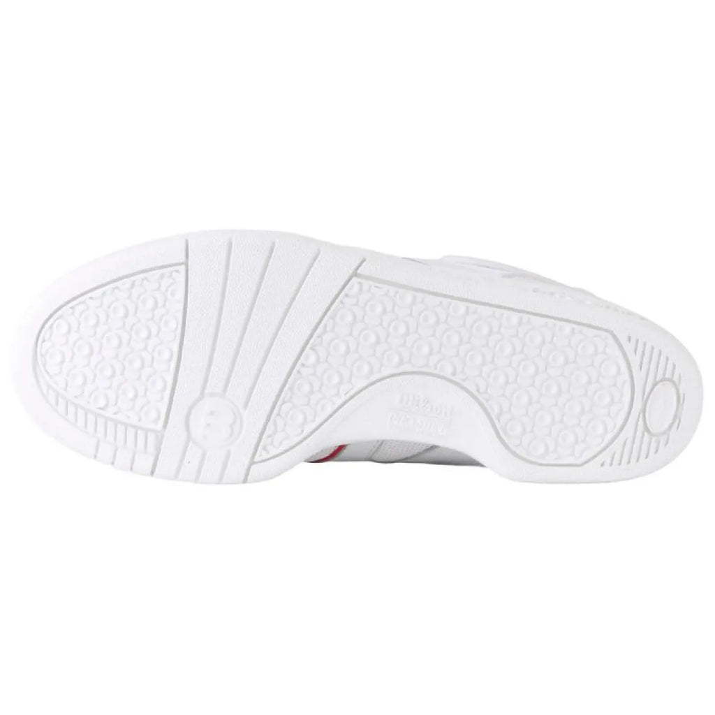 Chaussures padel Wilson Pro Staff 87 Mesh blanc rouge — vue de profil