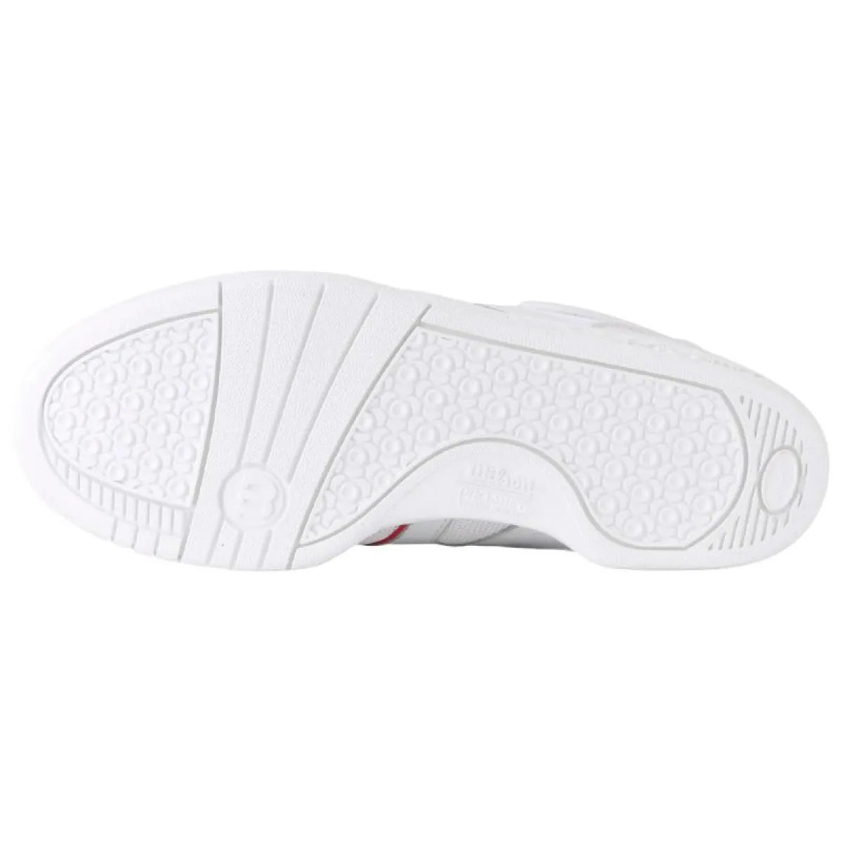 Chaussures padel Wilson Pro Staff 87 Mesh blanc rouge — vue de profil