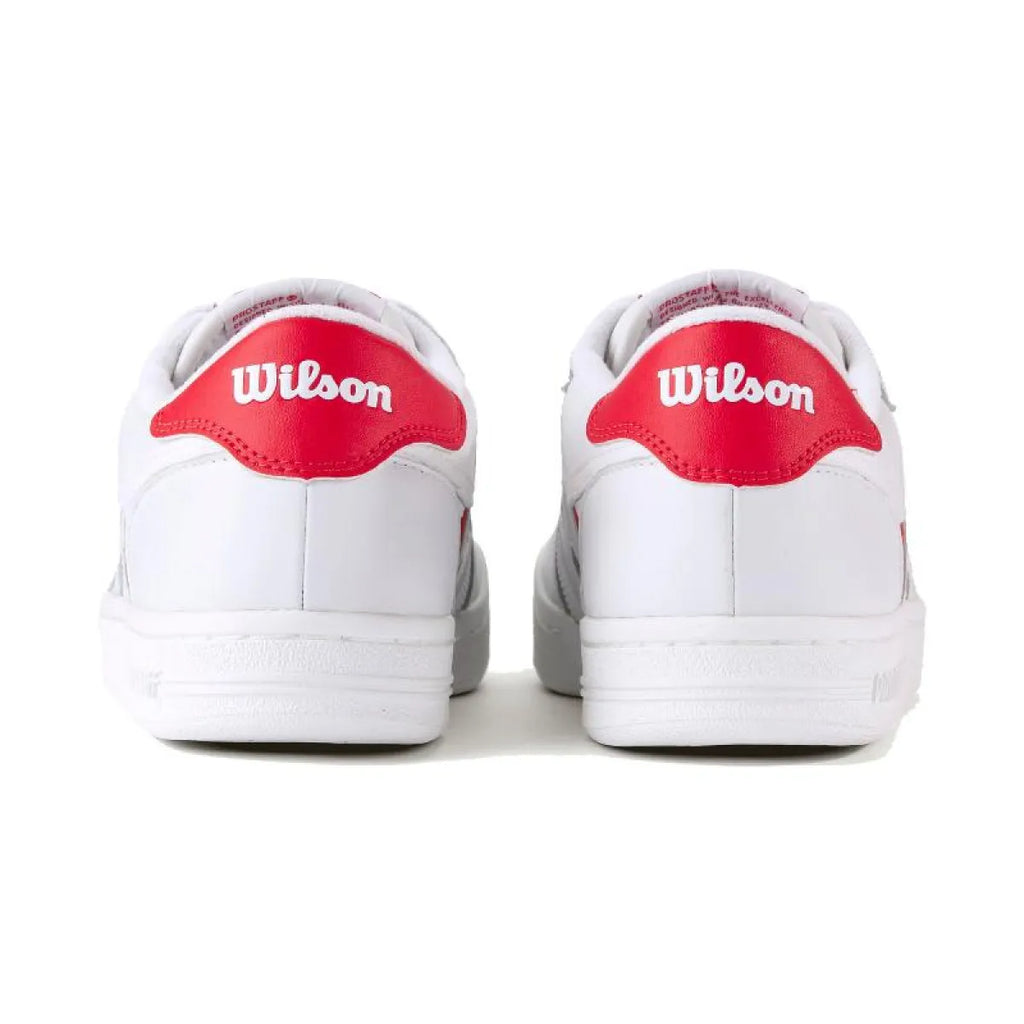 Chaussures padel Wilson Pro Staff 87 Mesh blanc rouge — vue détail 1