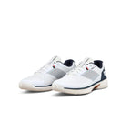 Chaussures padel Wilson Rush Lite 5 Clay blanc bleu Marino — vue de dos