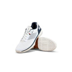 Chaussures padel Wilson Rush Lite 5 Clay blanc bleu Marino — vue de dessus