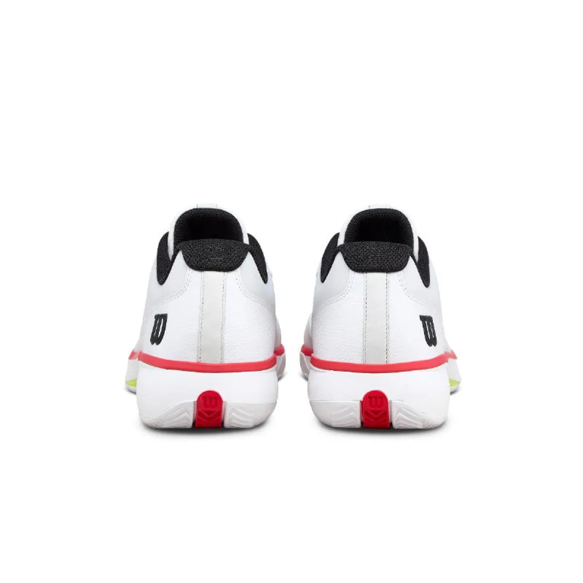 Chaussures padel Wilson Rush Lite 5 Clay blanc noir — vue de dos