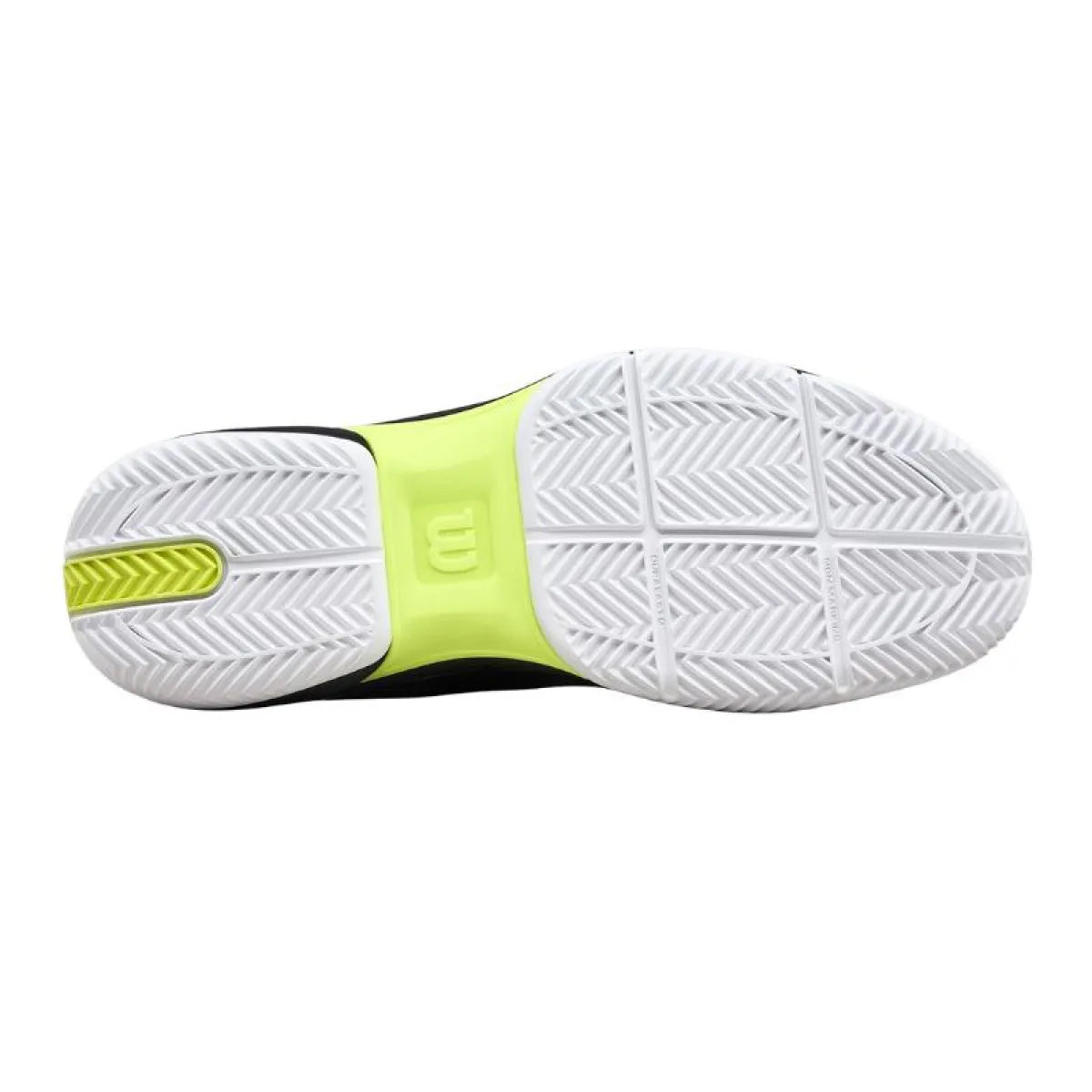 Chaussures padel Wilson Rush Lite 5 Clay noir blanc — vue de profil