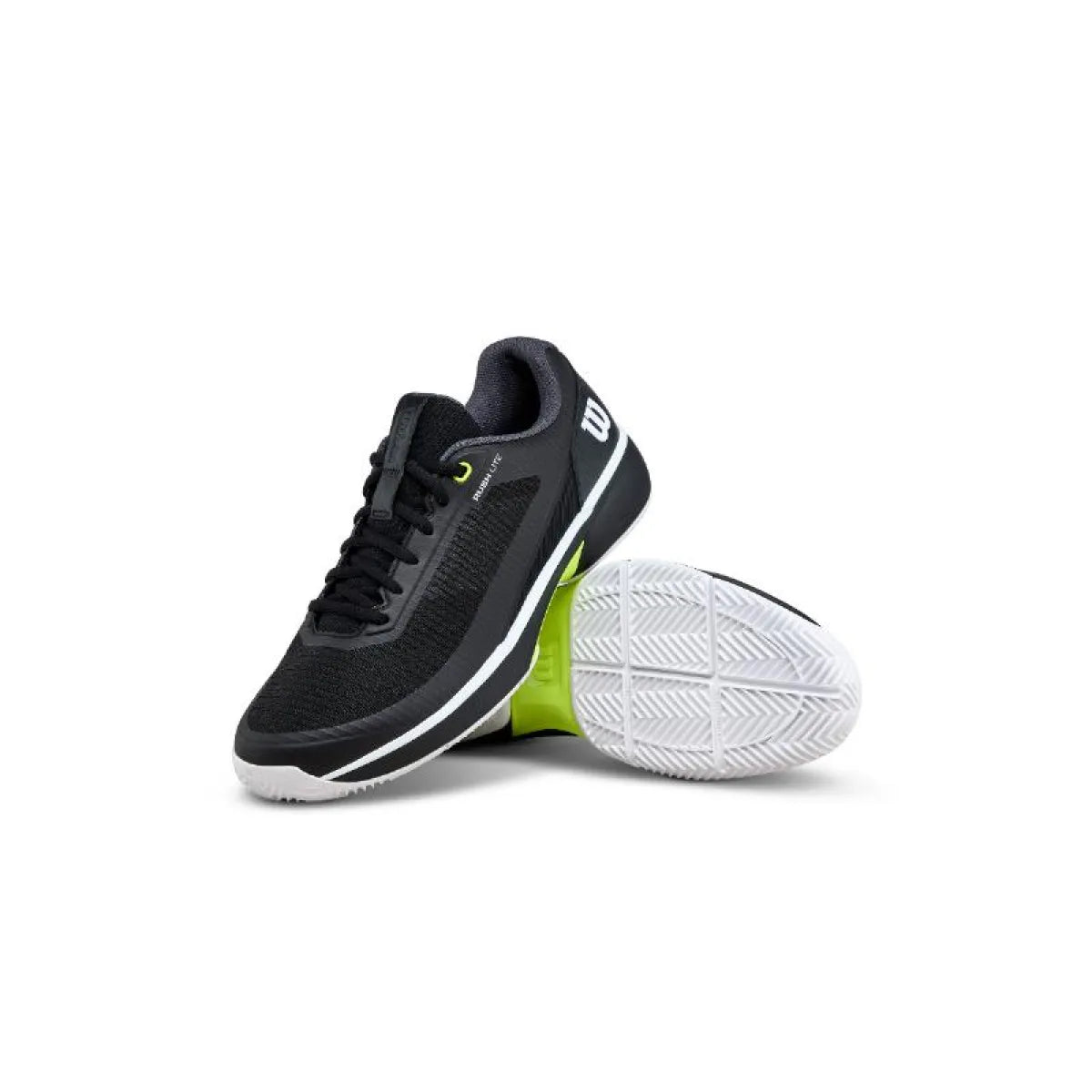 Chaussures padel Wilson Rush Lite 5 Clay noir blanc — vue détail 2