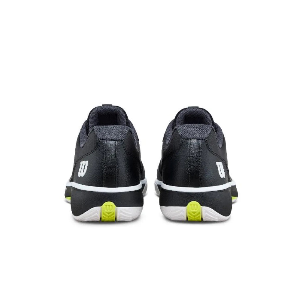 Chaussures padel Wilson Rush Lite 5 Clay noir blanc — vue de dos