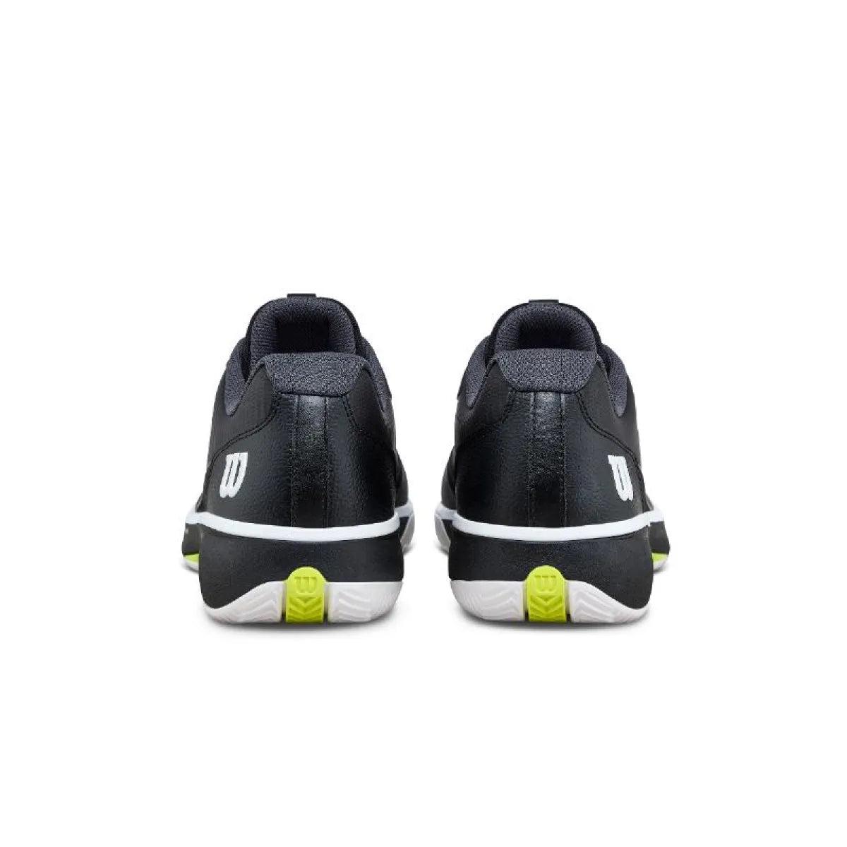 Chaussures padel Wilson Rush Lite 5 Clay noir blanc — vue de dos