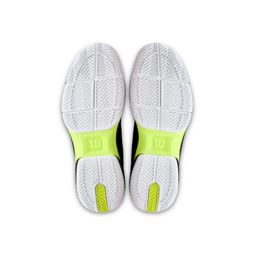 Chaussures padel Wilson Rush Lite 5 Clay noir blanc — vue angle