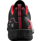 Chaussures padel Wilson Rush Pro 4.5 Clay noir rouge blanc — vue en perspective