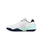 Chaussures padel Wilson Rush Pro 5 Clay blanc Aguamarina — vue de profil 2