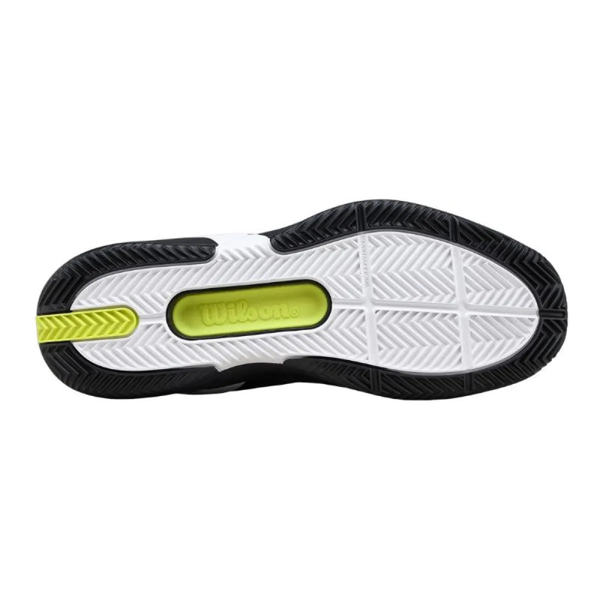 Chaussures padel Wilson Rush Pro 5 Clay noir blanc — vue de profil