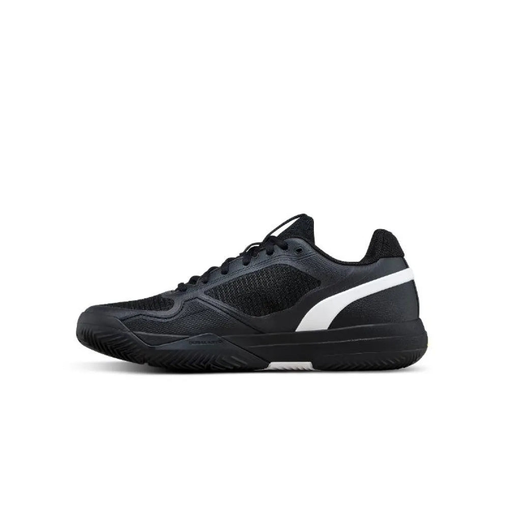 Chaussures padel Wilson Rush Pro 5 Clay noir blanc — vue de profil 2
