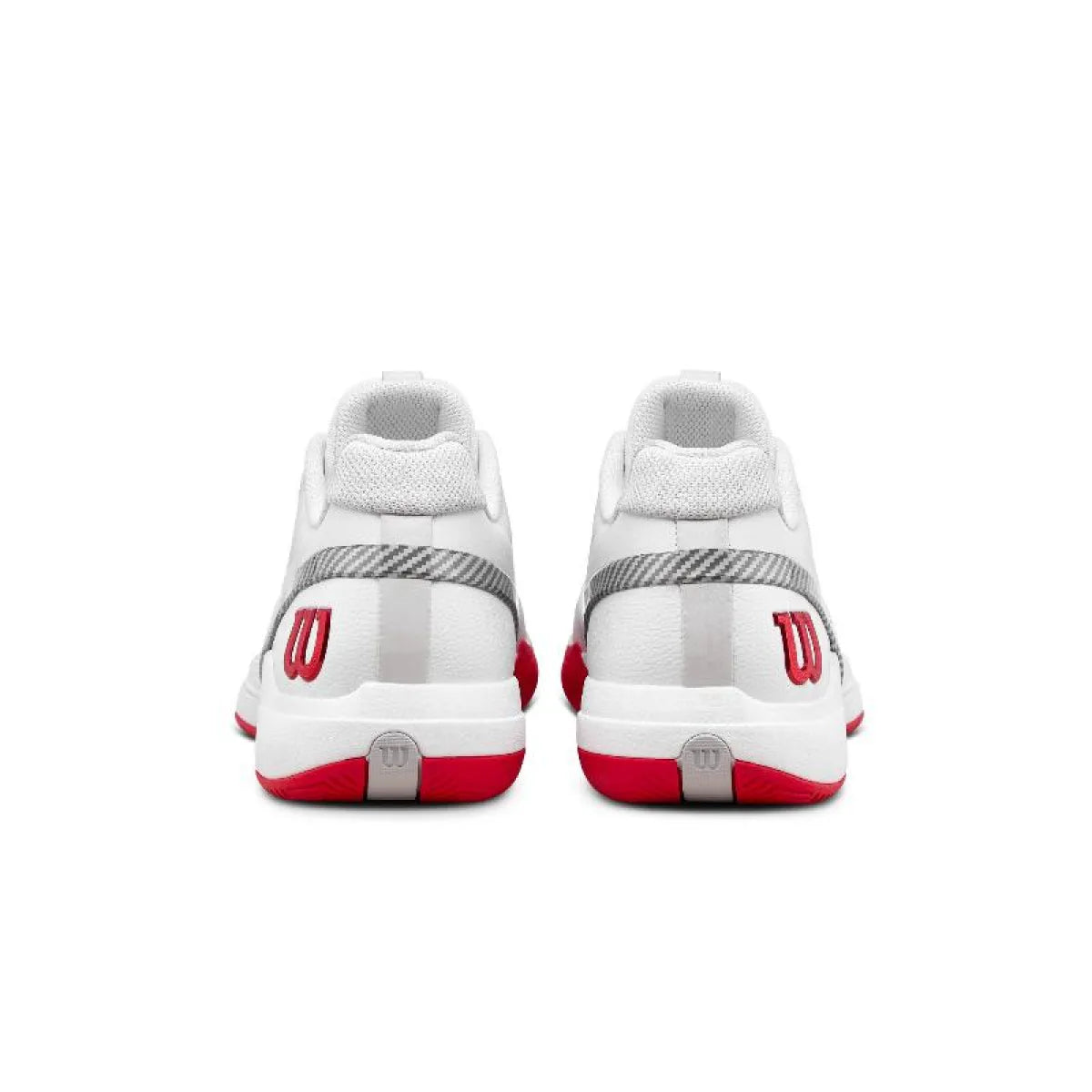 Chaussures padel Wilson Rush Pro 5 CTC blanc rouge — vue détail 2