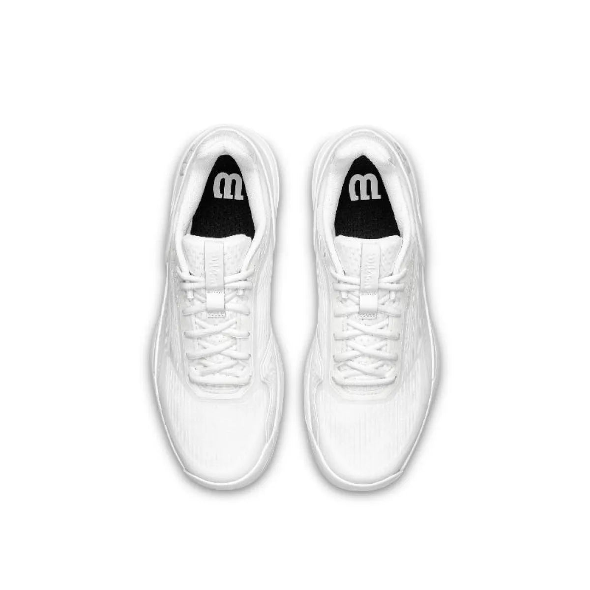 Chaussures padel Wilson Rush Pro 5 Padel blanc — vue en perspective