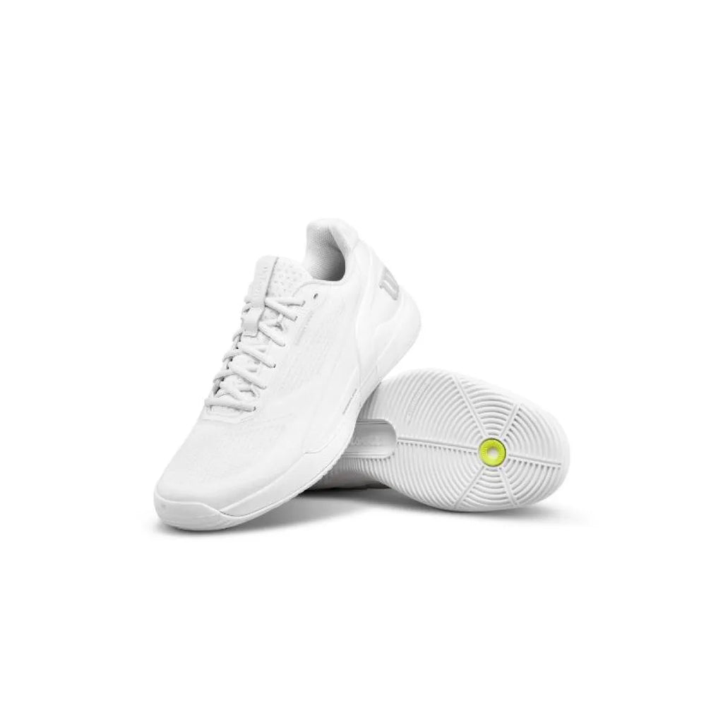 Chaussures padel Wilson Rush Pro 5 Padel blanc — vue de dos