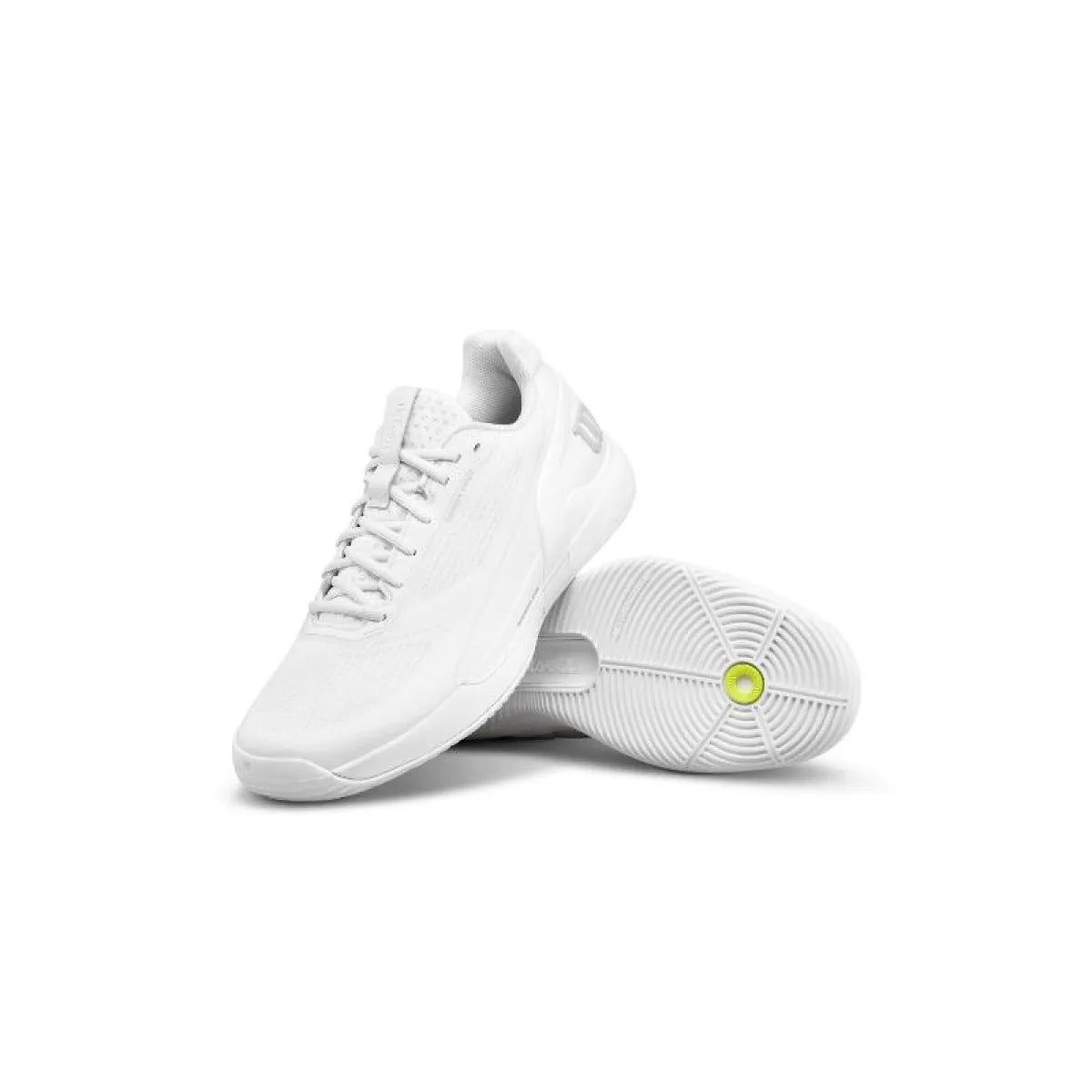 Chaussures padel Wilson Rush Pro 5 Padel blanc — vue de dos