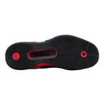 Chaussures padel Wilson Rush Pro 5 Padel noir rouge — vue de profil