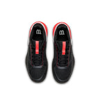 Chaussures padel Wilson Rush Pro 5 Padel noir rouge — vue en perspective