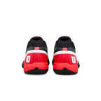 Chaussures padel Wilson Rush Pro 5 Padel noir rouge — vue de dessus