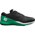 Chaussures padel Wilson Rush Pro Ace Clay noir vert blanc — vue de face