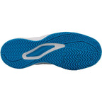 Chaussures padel Wilson Rush Pro Ace OZ blanc bleu — vue de profil