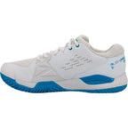 Chaussures padel Wilson Rush Pro Ace OZ blanc bleu — vue de profil 2