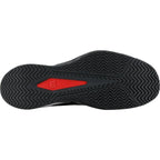 Chaussures padel Wilson Rush Pro Lite noir rouge blanc — vue de profil