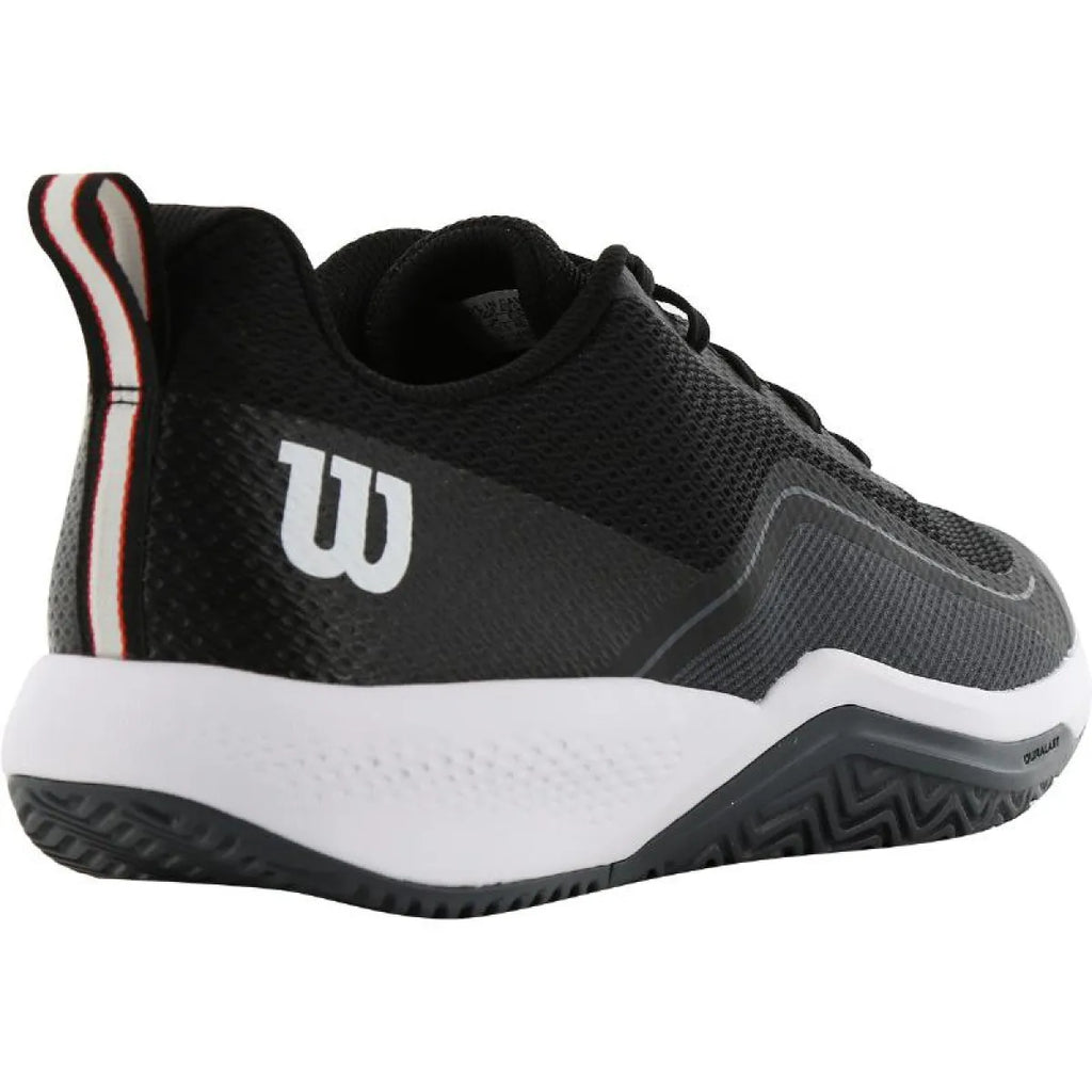 Chaussures padel Wilson Rush Pro Lite noir rouge blanc — vue détail 2