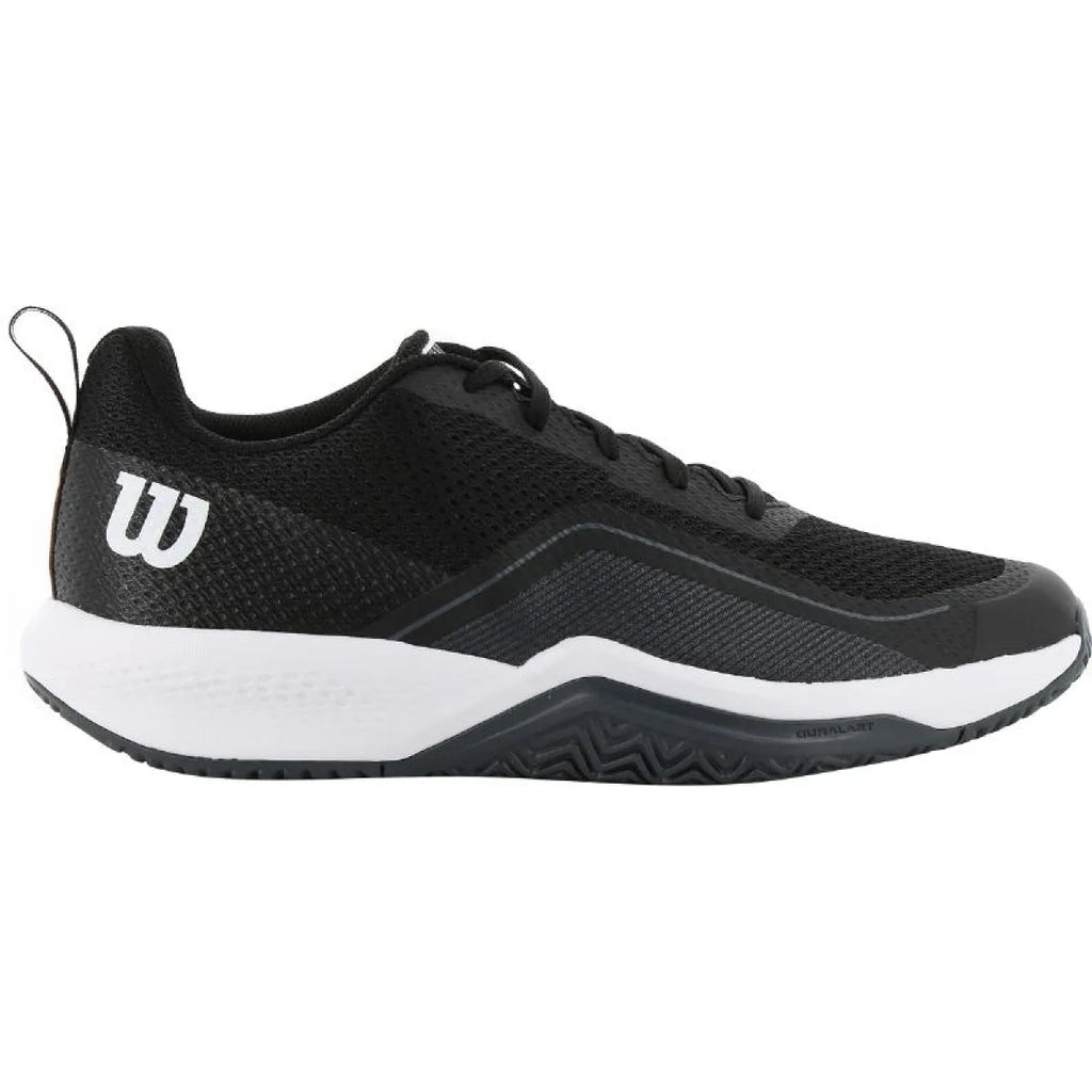 Chaussures padel Wilson Rush Pro Lite noir rouge blanc — vue de face