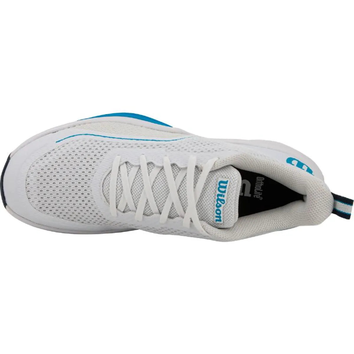 Chaussures padel Wilson Rush Pro Lite OZ blanc bleu — vue détail 1