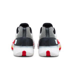 Chaussures padel Wilson Rush Tour 5 Clay blanc noir rouge — vue en perspective