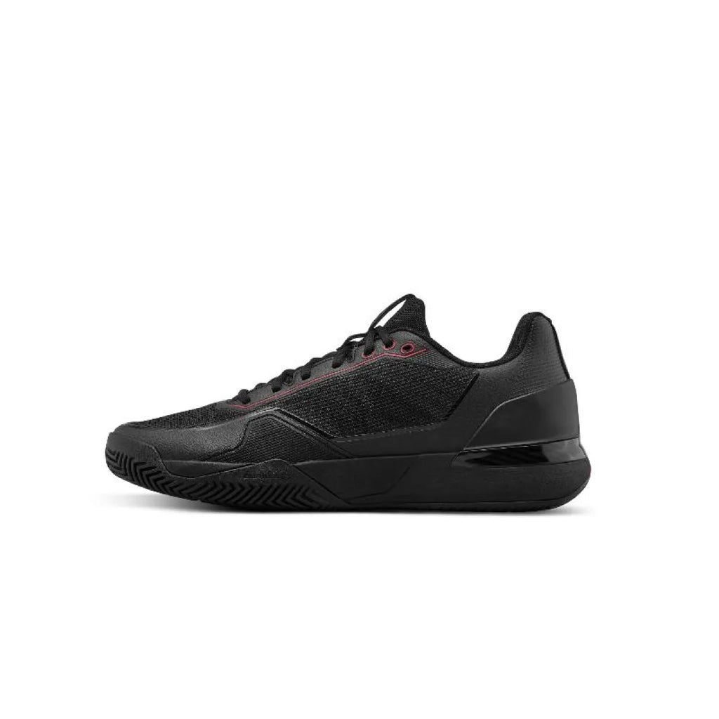 Chaussures padel Wilson Rush Tour 5 CTC noir rouge — vue de profil 2