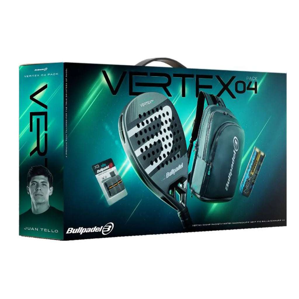 Pack Bullpadel Vertex 04 Comfort Pro Line 2026 — vue de face