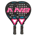 Pack raquette padel Enebe Combat rose X2 — vue de face