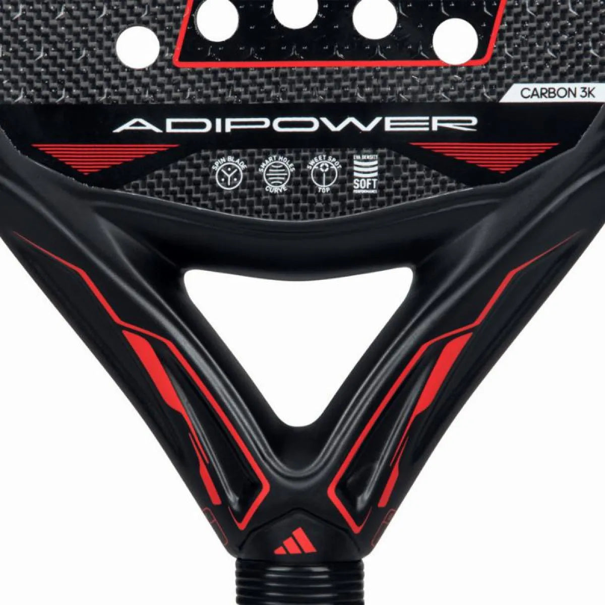 Raquette padel Adidas Adipower A1 Padel 2025 — vue de dessus