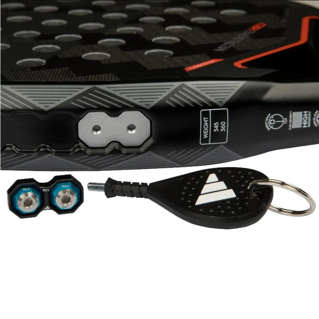 Raquette padel Adidas Ale Galan Metalbone HRD+ 3.4 2025 — vue en perspective