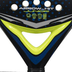 Raquette padel Adidas Arrow Hit blanc bleu Junior 2026 — vue en perspective