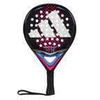 Raquette padel Adidas Arrow Hit blanc rose Junior 2026 — vue de face