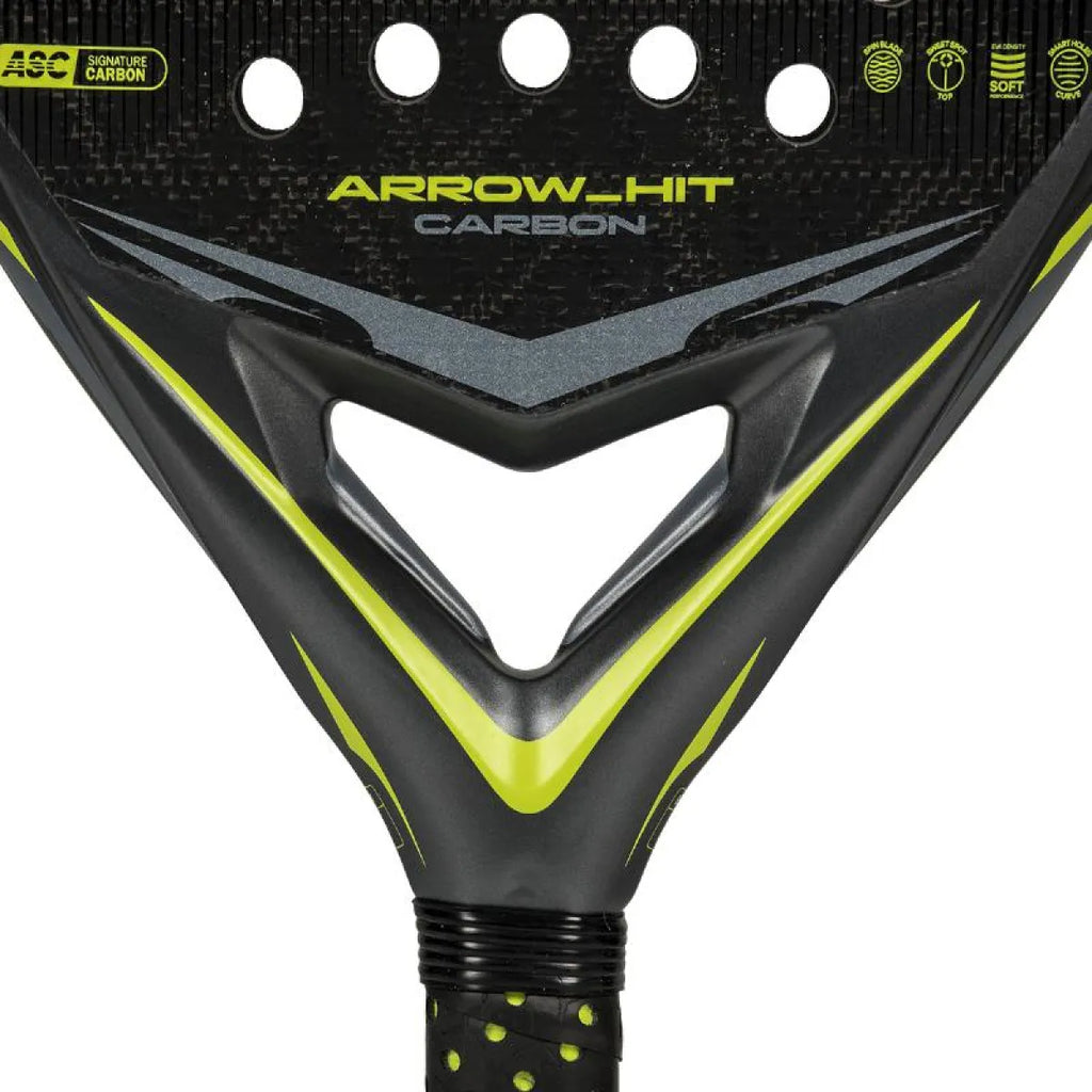 Raquette padel Adidas Arrow Hit Carbon 2026 — vue de dessus